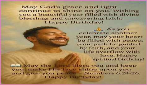 Happy Spiritual Birthday Wishes And Blessings